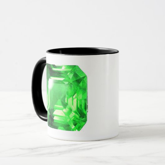 Emerald, Bright Green Mok (Voorkant links)