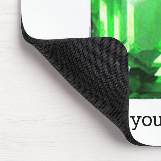 Emerald, Bright Green Muismat (Hoek)