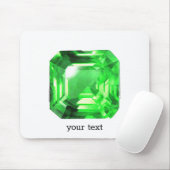 Emerald, Bright Green Muismat (Met muis)