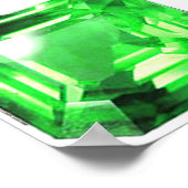 Emerald, Bright Green Poster (Hoek)