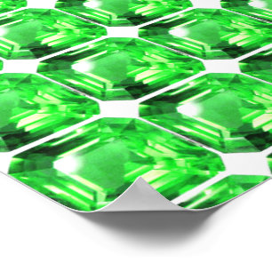 Emerald, Bright Green Poster