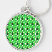 Emerald, Bright Green Sleutelhanger (Voorkant)
