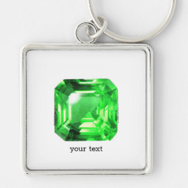 Emerald, Bright Green Sleutelhanger
