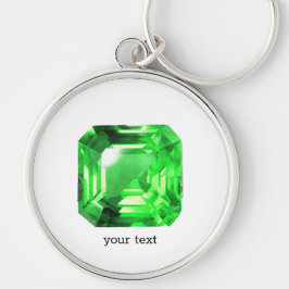 Emerald, Bright Green Sleutelhanger