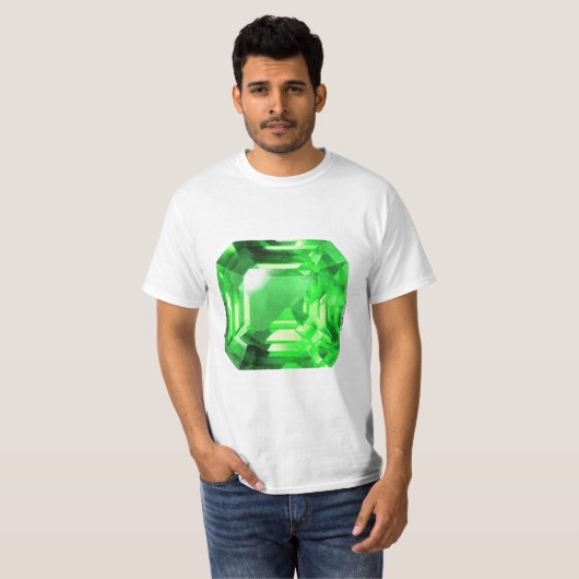 Emerald, Bright Green T-shirt (Voorkant volledig)