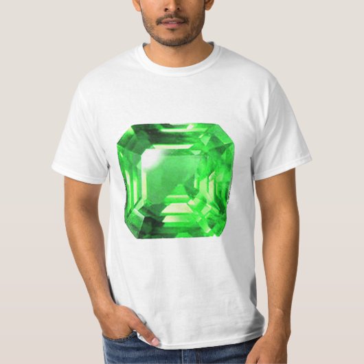 Emerald, Bright Green T-shirt (Voorkant)