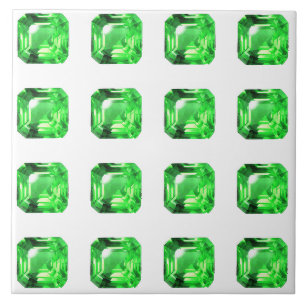 Emerald, Bright Green Tegeltje