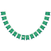 Emerald bruiloft 55e verjaardag aangepaste foto vlaggetjes (Alle)