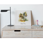 Emerald Canopy, custom Vierkante Klok