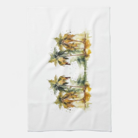 Emerald Canopy Theedoek (Verticaal)