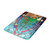 Emerald Castle Stainglass uit de Tovenaar van Oz Badmat (Gekanteld)