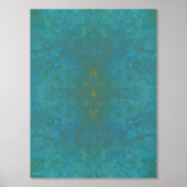 Emerald Charm Gold Folie Print (Voorkant)