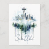 Emerald City Mist: Seattle Briefkaart (Voorkant)