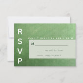 Emerald City RSVP-kaart RSVP Kaartje (Voorkant)