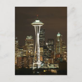 Emerald City Seattle Washington Space Needle Briefkaart (Voorkant)