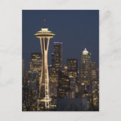 Emerald City Seattle Washington Space Needle Postc Briefkaart (Voorkant)