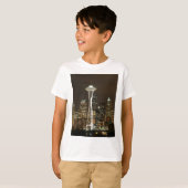 Emerald City Seattle Washington Space Needle T-shirt (Voorkant volledig)