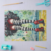 Emerald City Skyline Witch - Ruby Heels - Stocking Tissuepapier (Craft)