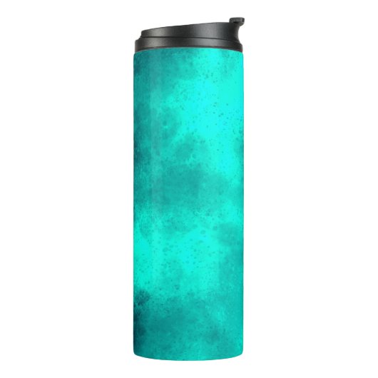 Emerald Cloud Effect Thermal Tumbler Thermosbeker (Gedraaid links)