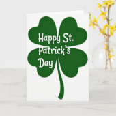 Emerald Clover Berichtkaart Kaart (Gele Bloem)