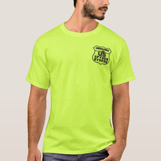 Emerald Coast Chapter - Logo Pocket Trans T-shirt (Voorkant)