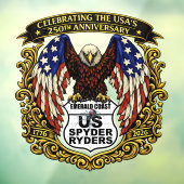 Emerald Coast Chapter - Sticker Eagle USA250 (Vel 3)