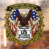 Emerald Coast Chapter - Sticker Eagle USA250 (Vel 2)