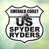 Emerald Coast Chapter - Sticker Hoofdstuk Logo (Vel 3)