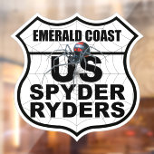 Emerald Coast Chapter - Sticker Hoofdstuk Logo (Vel 2)