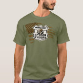 Emerald Coast Chapter - Tattered Flag sepia T-shirt (Voorkant)