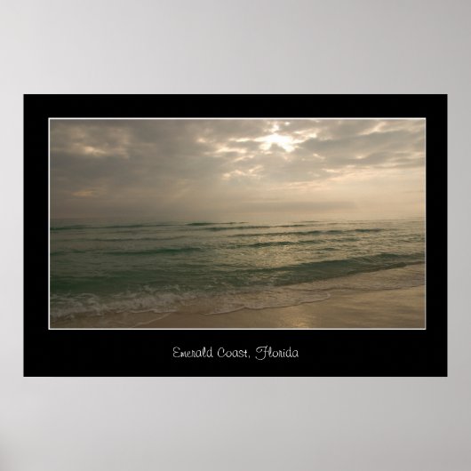 Emerald Coast Florida Poster Print (Voorkant)