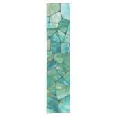 Emerald Coast Marble-cellen, abstracte kunst Korte Tafelloper (Voorkant)
