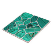 Emerald Coast Marmer Mozaïek cellen abstracte kuns Tegeltje (Zijkant)