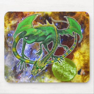 Emerald Cosmic Dragon Muismat