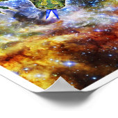 Emerald Cosmic Dragon Poster (Hoek)