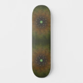 Emerald Cosmic Mandala Burst Persoonlijk Skateboard (Voorkant)