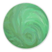 Emerald Cream Keramische Knop (Voorkant)