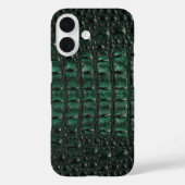 Emerald Crocodile Leather Luxury Exotic  Skin Case-Mate iPhone Case (Achterkant)