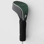 Emerald Crocodile Leather Luxury Exotic  Skin Golfheadcover (Schuin)