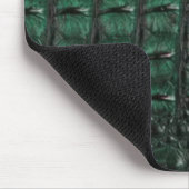 Emerald Crocodile Leather Luxury Exotic Skin Muismat (Hoek)
