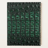 Emerald Crocodile Leather Luxury Exotic Skin Planner (Achterkant)