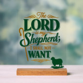 Emerald Crossing Psalm 23 VBS-kerkgroep Acryl Bord (Neutraal)