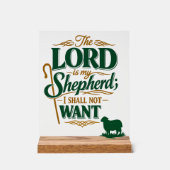 Emerald Crossing Psalm 23 VBS-kerkgroep Acryl Bord (Voorkant)