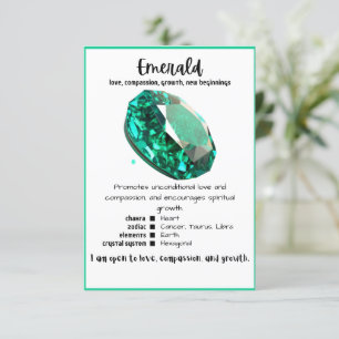 Emerald Crystal Betekenis Kaart