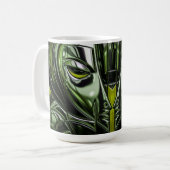 Emerald Cyber Mask Koffiemok (Voorkant links)
