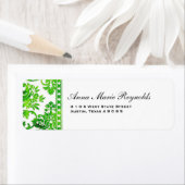 Emerald  Damask Lace Fancy Etiket (Insitu)