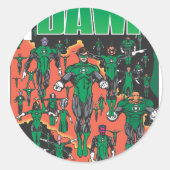 Emerald Dawn Hoesje Ronde Sticker (Voorkant)