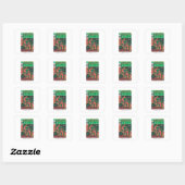 Emerald Dawn Hoesje Vierkante Sticker (Vel)
