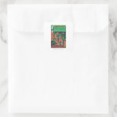 Emerald Dawn Hoesje Vierkante Sticker (Tas)