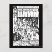 Emerald Dawn Hoesje, zwart en wit Briefkaart (Voorkant)